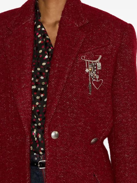 ISABEL MARANT Gallie single-breasted textured blazer