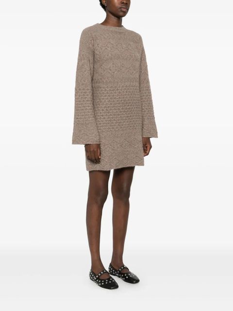 LouLou de Saison Pelagia mini dress - Neutrals