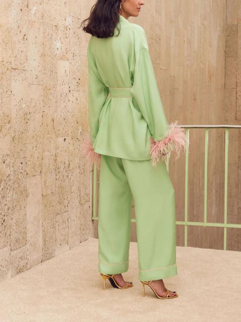 Sleeper satin pajama set - Green