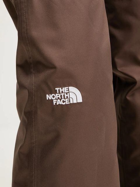 The North Face spodnie narciarskie Sally Insulated kolor brązowy NF0A7WYJ1OI1