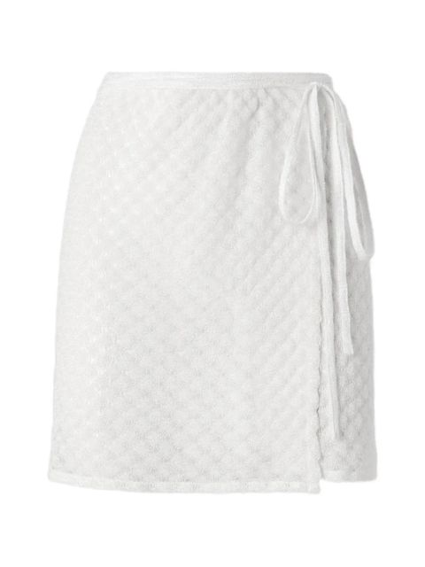 Missoni tie-waist pareo - White - zdjęcie produktu nr 1
