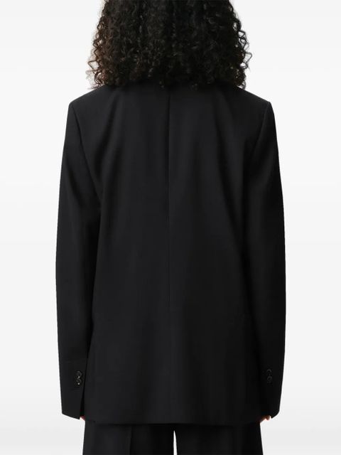 AMI Paris single breasted boxy jacket - Black