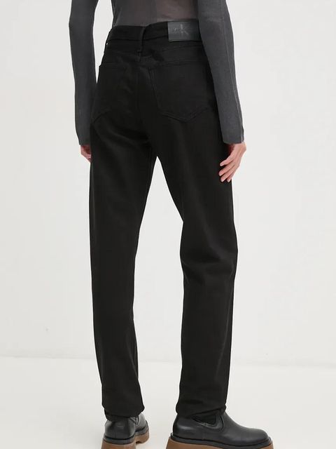 Calvin Klein Jeans jeansy damskie kolor czarny J20J224896