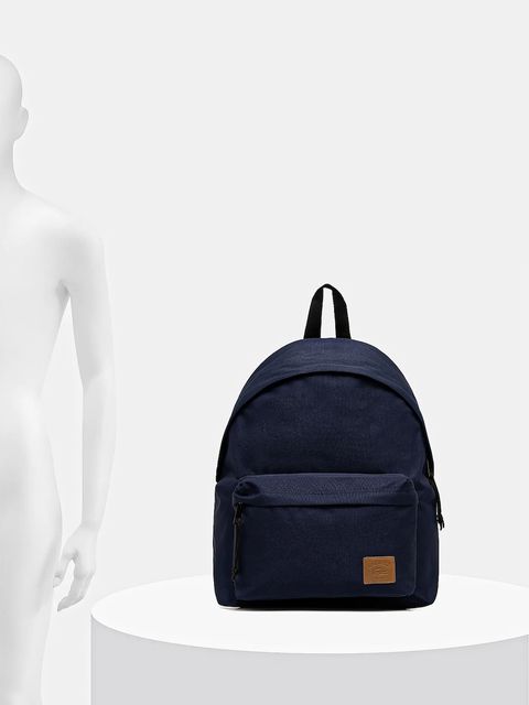 Lacoste plecak kolor granatowy duży gładki NU5179ZU