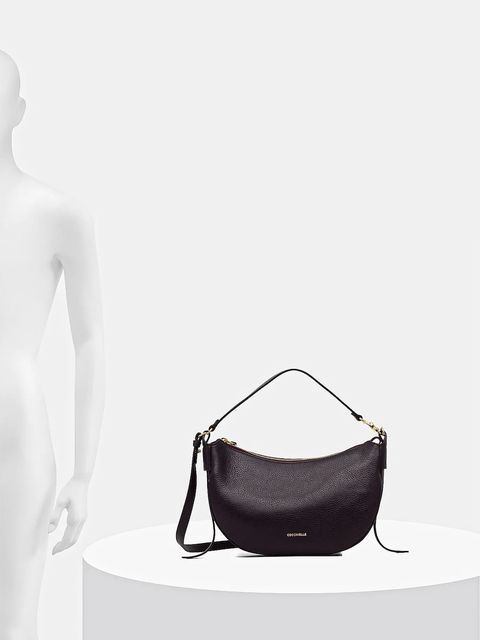 Coccinelle torebka skórzana kolor fioletowy E1 SHA 13 03 01