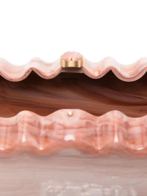 Cult Gaia mini Paloma clutch bag - Pink