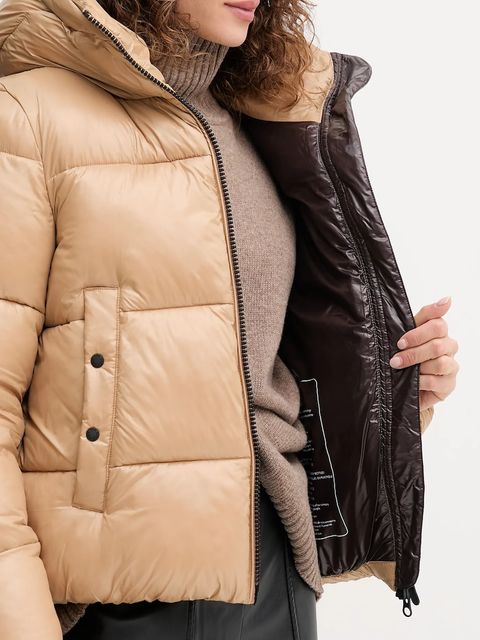 Save The Duck kurtka BIDDY kolor beżowy zimowa D31989W.LOVE21