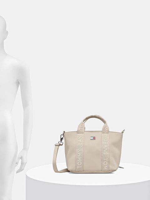 Tommy Jeans torebka kolor beżowy AW0AW18063