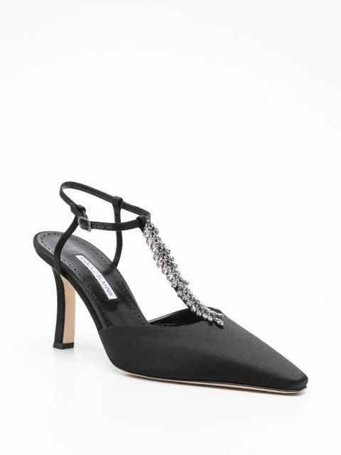 Manolo Blahnik 90mm Sufik heeled sandals - Black - zdjęcie produktu nr 2