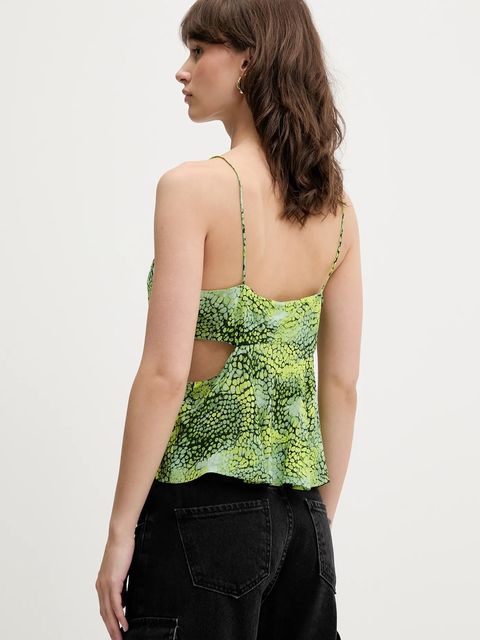 IRO top damska kolor zielony wzorzysta WM16SILLA