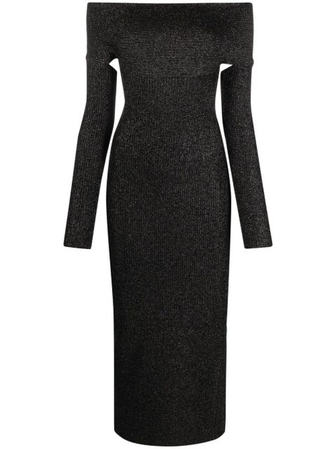 KHAITE Marisole midi dress - Black - zdjęcie produktu nr 1
