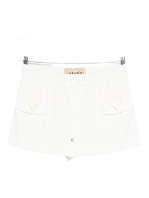 Valentino Garavani pocket-detail drawstring shorts - White - zdjęcie produktu nr 1