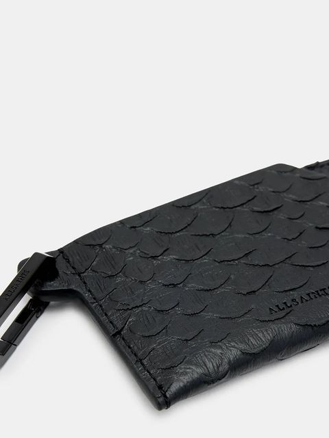 AllSaints portfel skórzany HEX SNAKE