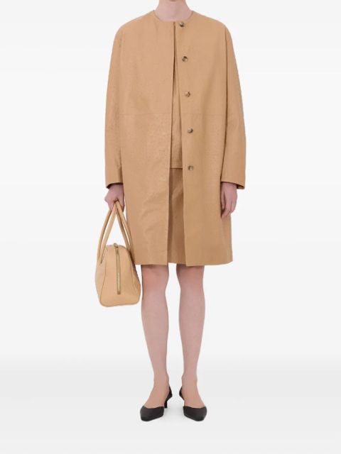 LouLou de Saison Yari leather Coat - Neutrals - zdjęcie produktu nr 2