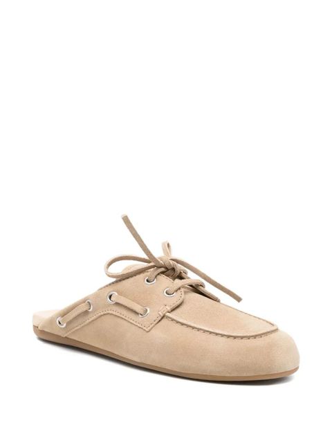Miu Miu lace-up mules - Neutrals - zdjęcie produktu nr 2