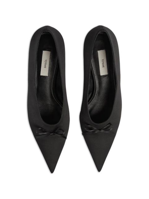 TOTEME bow-detail pumps - Black