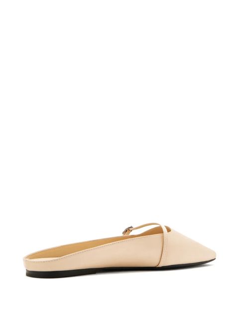 St. Agni Pilé buckle-strap mules - Pink