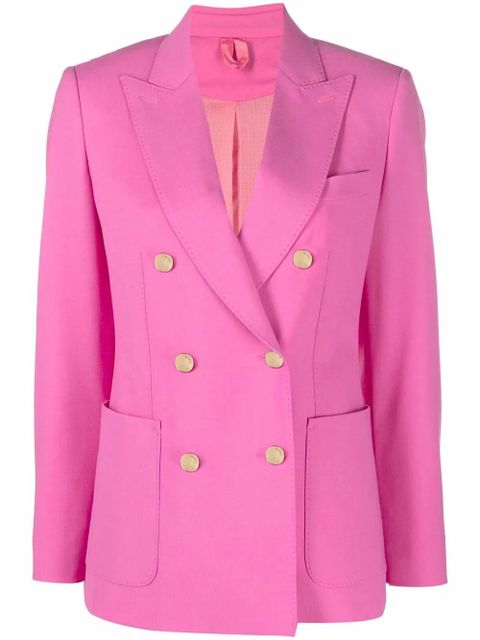 Max Mara double-breasted tailored blazer - Pink - zdjęcie produktu nr 1