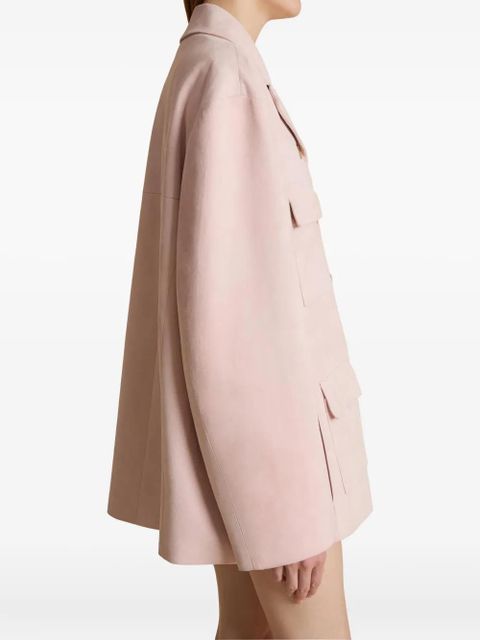 KHAITE Morsson button-up jacket - Pink