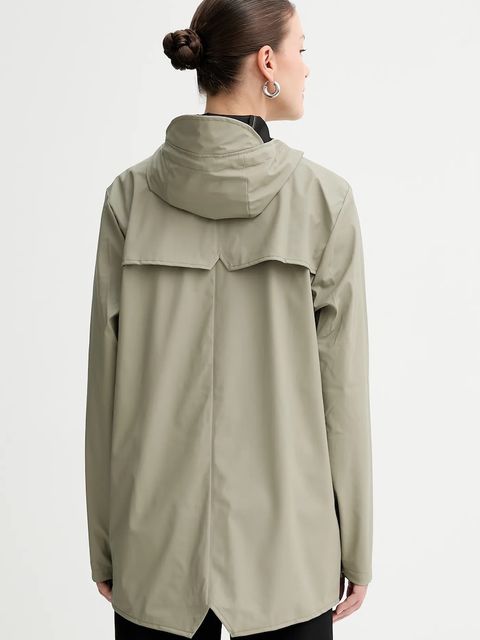 Rains kurtka 12010 Jacket kolor zielony przejściowa 12010