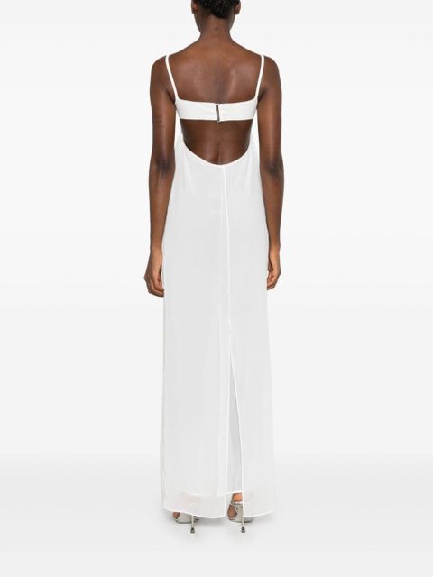 Jacquemus The Peplo Robe dress - White
