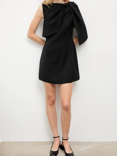 Answear.LAB sukienka kolor czarny mini rozkloszowana