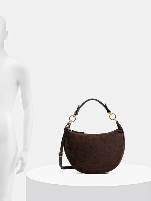 Answear.LAB torebka zamszowa