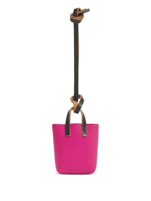 Marni stitching printed bag charm - Pink - zdjęcie produktu nr 2