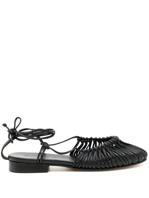 Hereu Mantera knotted leather sandals - Black - zdjęcie produktu nr 1