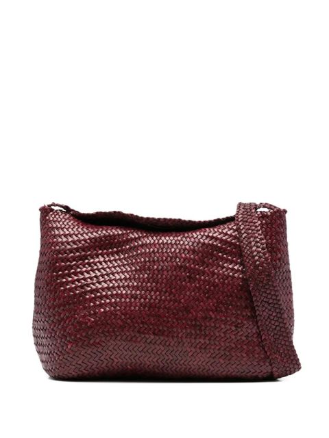 DRAGON DIFFUSION woven leather shoulder bag - Red - zdjęcie produktu nr 1