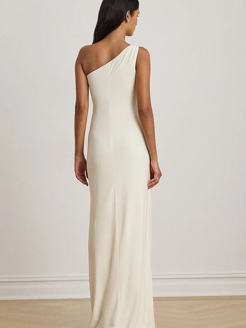 Lauren Ralph Lauren sukienka kolor beżowy maxi dopasowana 253980922 - zdjęcie produktu nr 2