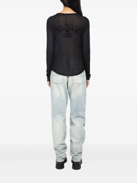 Zadig&Voltaire ribbed long-sleeve top - Black - zdjęcie produktu nr 2