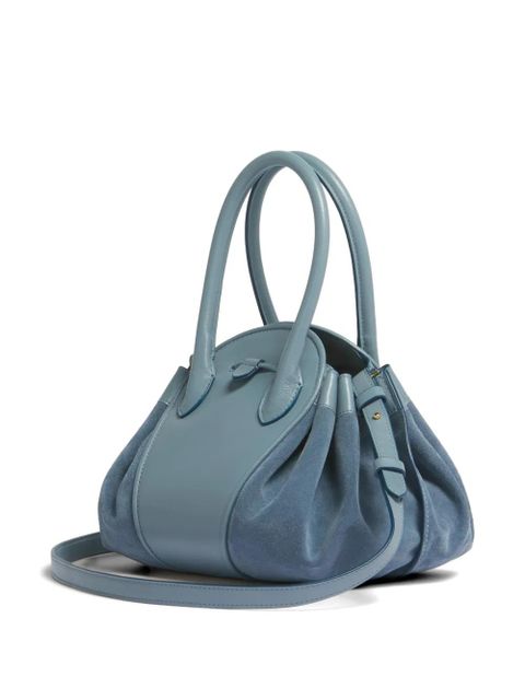 Marni top handle tubular shoulder bag - Blue