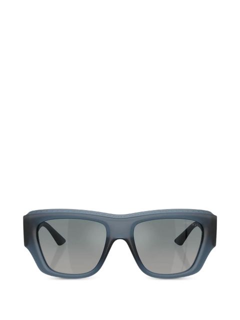 Jimmy Choo matte rectangle sunglasses - Blue - zdjęcie produktu nr 1