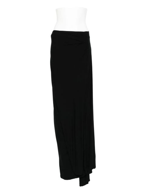 ENTIRE STUDIOS asymmetric maxi skirt - Black