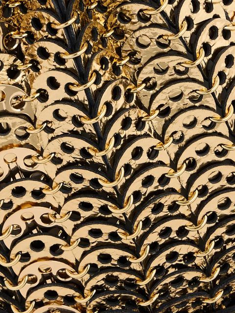 Rabanne iconic discs bucket flip bag - Black