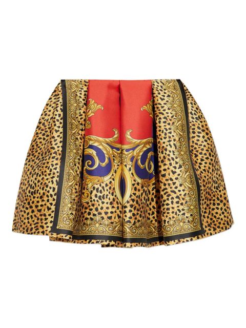 Versace volume-pleats ballet mini skirt - Yellow - zdjęcie produktu nr 1