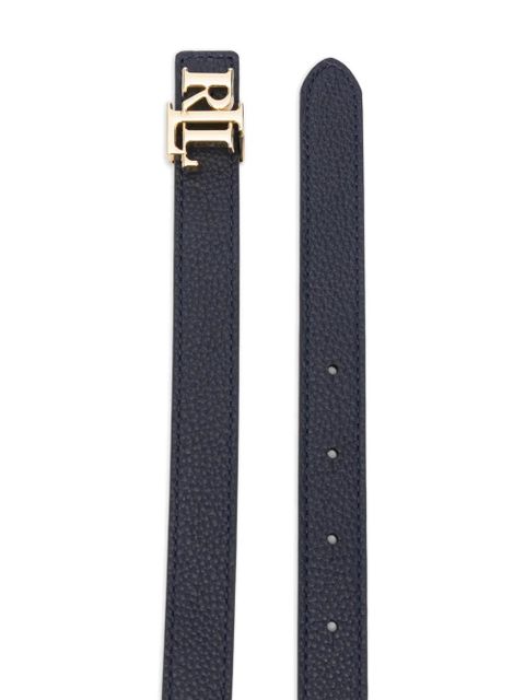 Lauren Ralph Lauren logo-detail buckle belt - Blue