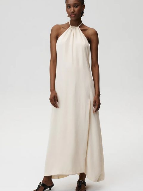 Undress Code sukienka Desire Dress kolor beżowy maxi prosta 908