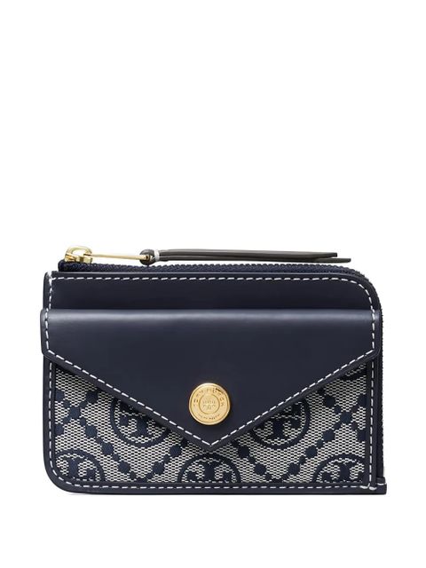 Tory Burch T Monogram cardholder - Blue - zdjęcie produktu nr 1