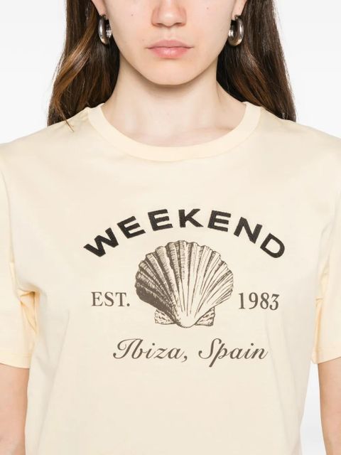 Weekend Max Mara print T-shirt - Neutrals