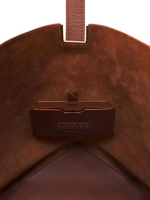 Lanvin leather bucket bag - Brown - zdjęcie produktu nr 2