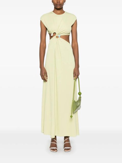 Christopher Esber S-buckle maxi dress - Green - zdjęcie produktu nr 2