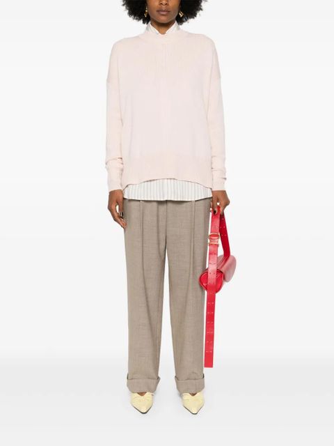 Jil Sander crew-neck cashmere jumper - Pink - zdjęcie produktu nr 2