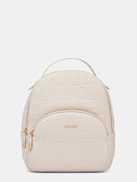 Liu Jo plecak damski kolor beżowy mały wzorzysty AF5157.E0538 - zdjęcie produktu nr 1