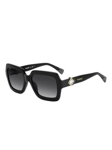 MISSONI EYEWEAR square-frame sunglasses - Black - zdjęcie produktu nr 2