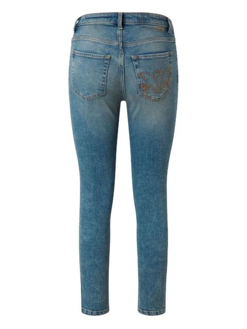 PINKO embroidered pocket jeans - Blue - zdjęcie produktu nr 2