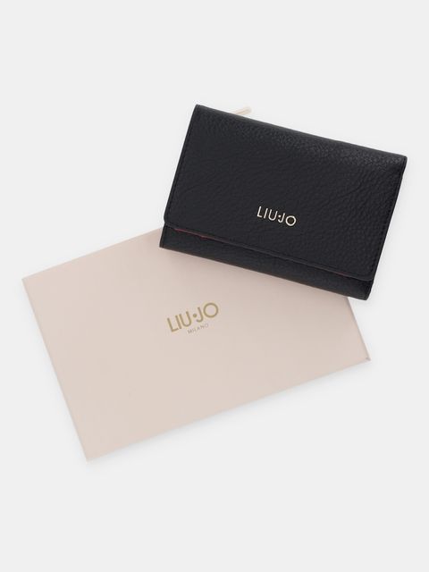 Liu Jo portfel damski kolor czarny AA6172 E1109