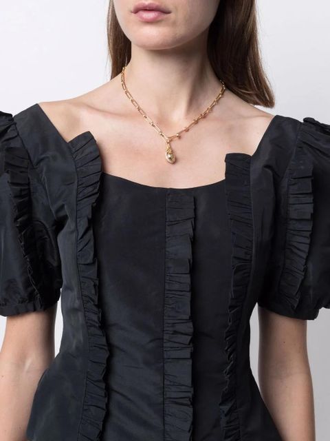 Missoma Aegis chain pavé sphere pendant necklace - Gold - zdjęcie produktu nr 2