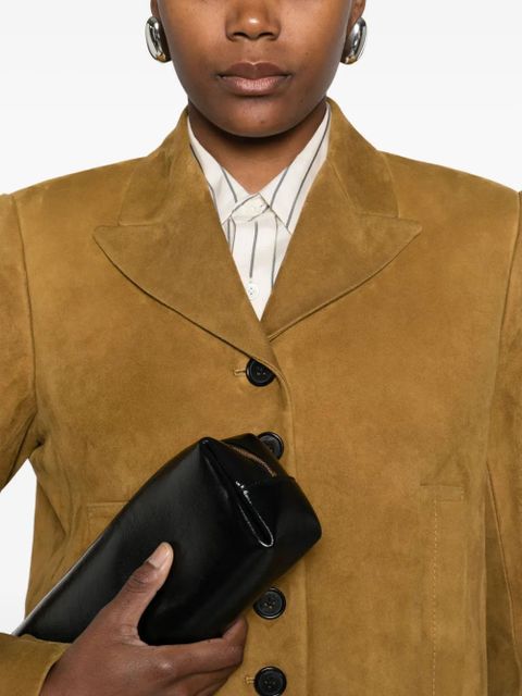 KHAITE suede jacket - Brown